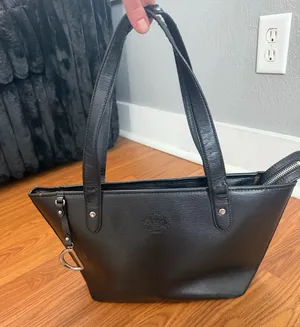 Ralph Lauren Newbury Tote black pebbled leather. thumbnail 1