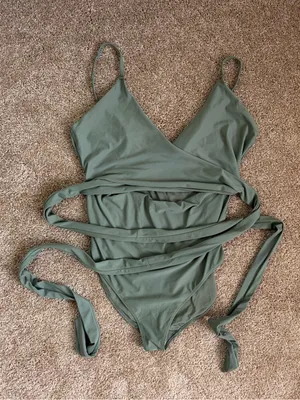 Aerie One Piece Tie Front Swimsuit thumbnail 2