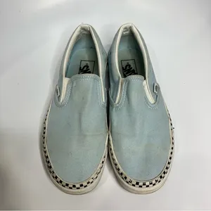 Vans low top trainers‎ sneakers light blue white thumbnail 4