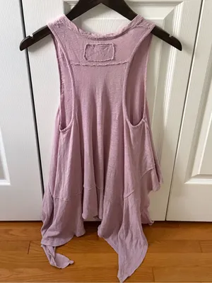Free People Say You’re in Love Tunic in Lavender thumbnail 3