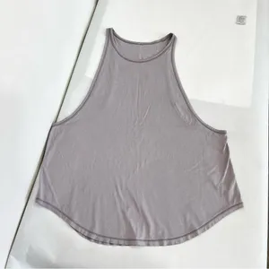 Lululemon Pima Cotton Racerback Tank Top Lavender Sporty Athleisure thumbnail 2