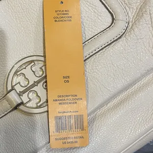 Tory Burch Amanda Foldover Messenger Convertible Crossbody Bag NWT Luxury Chic thumbnail 6