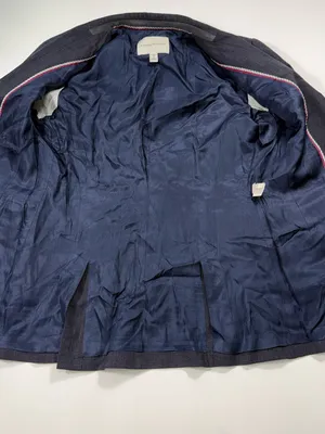 Banana Republic Dark Blue Tailored Blazer Size 8 thumbnail 5