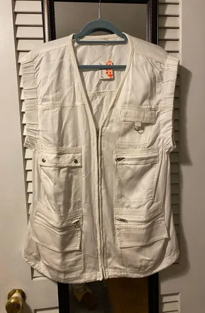 Free People White  Vest thumbnail 2