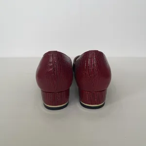J.‎ Renee Bambalina Lizard Print Red Patent Size 8.5 NEW Career Church Holiday thumbnail 4