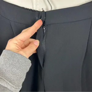 Topshop Black Stripe Trouser Pants Size 2 thumbnail 7