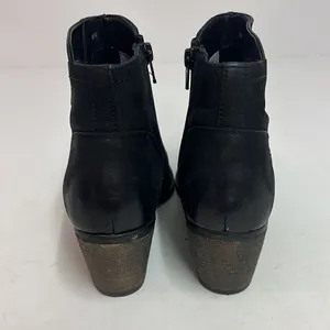 Earth Ralston Leather Bootie Size 8 A5‎ Black thumbnail 8