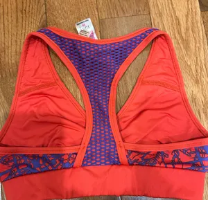 Zumba officials Zumba Scribble V-Bra in "Rev Me Up Red With Z-Dri technology XS thumbnail 11