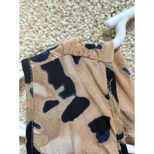 Flawed Karina Grimaldi abstract animal Print culotte jumpsuit elastic waist‎ thumbnail 7