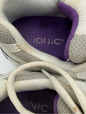Vionic Walker Womens 7 Wide White Purple Orthotic Arch Support Walking Shoes thumbnail 7