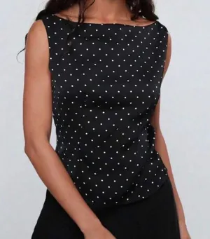 Shein Polka Dot Top thumbnail 1
