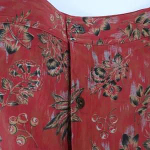 Christopher & Banks Vtg 90s Floral Button Down Shirt Jacket‎ Womens Shacket Western Stretch Size L thumbnail 5
