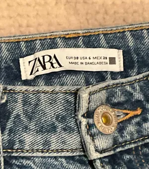 ZARA Wide Leg Jeans thumbnail 3