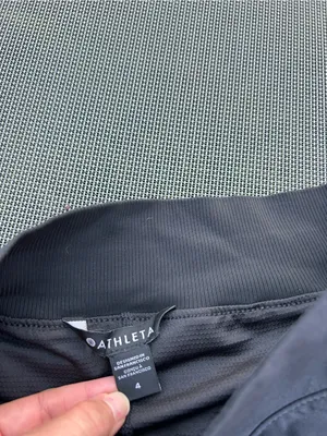 Athleta‎ Brooklyn Skort Skirt size 4 black sports tennis summer beach athletic thumbnail 4