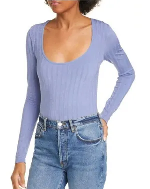Free People Lucky You Blue Layering Top thumbnail 1