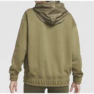 Nike Icon Clash Olive Green Half Zip Hoodie Windbreaker‎ Panel Pullover Sz M thumbnail 6