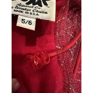 Jump Apparel Red Y2K Lurex Mini Dress 5/6 thumbnail 8