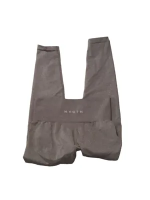 NVGTN gray cropped leggings size Large thumbnail 3