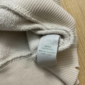 Aerie Oversized Lace-Up Pullover Slouchy Sweatshirt Boho Beige Vanilla Medium thumbnail 5