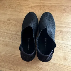 Steven‎ By Steve Madden Woven Heel Womens Eliza Size 8 Black Y2K Block Heel thumbnail 9