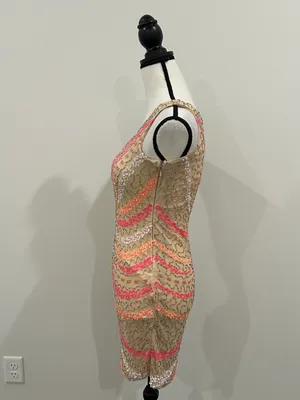 Rampage Beaded Bodycon Dress thumbnail 4