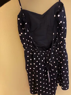 Hollister Polka Dot Dress Navy Blue thumbnail 2