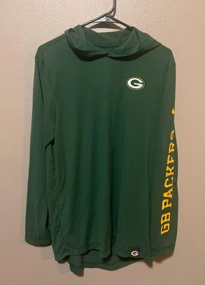 Men’s Nike Green Bay Packer Long-Sleeve Hoodie thumbnail 1
