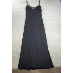 VTG Bora Prom Dress XL Black Bling Accent Sheer Layer Fairy Goth Evening Gown thumbnail 13