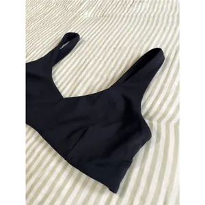 Alphalete Olivia Sculpt Bra Tenacity Square Neck Bra Size S/M Black thumbnail 6