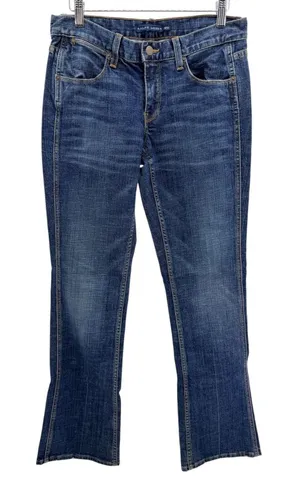 Ralph Lauren Dungarees Bootcut Jeans 28 Mid Rise Dark Wash Made in USA Y2K thumbnail 1
