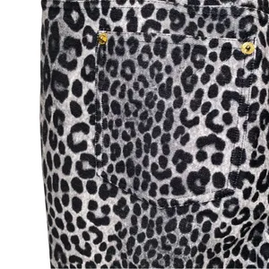 Ladies Michael Kors Snow Leopard Ponte Pants Pull-On Leggings L thumbnail 3