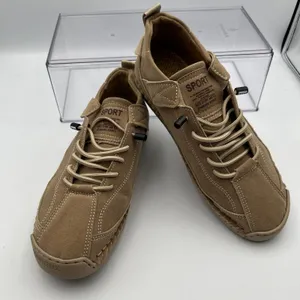 Faux Leather Slip On Shoes Comfort Loafers Tan Women’s 7.5 thumbnail 1