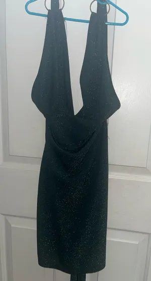 Shein Dark Green Mini Dress thumbnail 1
