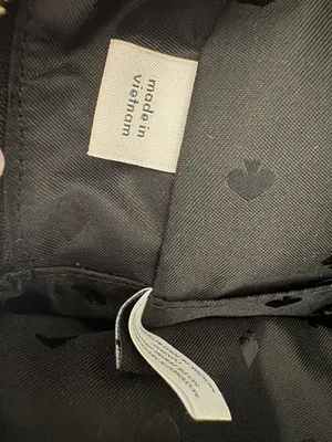 Kate Spade Quilted Blush Black Mini Backpack thumbnail 7