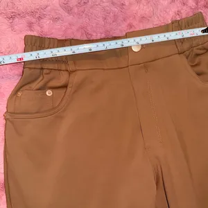 ZYIA Active Brown Athleisure Jogger Pants Size‎ XS Elastic Waist thumbnail 6