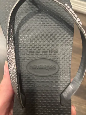 Havaianas Women's Slim You Shine Flip Flops - Black thumbnail 4