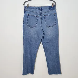 Abercrombie & Fitch 90s Slim Straight Women's Jeans Size 14 Short A&F Denim thumbnail 4