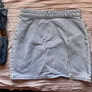 Forever 21 Light Blue Denim Mini Skirt thumbnail 1
