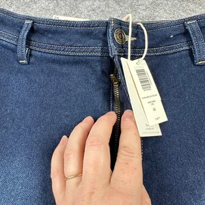 Z Supply Size 25 Rilynn Wide Leg Trouser Jeans Dark Rinse Preppy Casual‎ NEW thumbnail 6