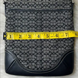 Vintage Coach Signature Canvas Crossbody Bag Mini Coach "c" Monogram Purse Small thumbnail 15