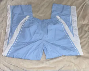 No Boundaries Light Blue and White Track Pants thumbnail 1