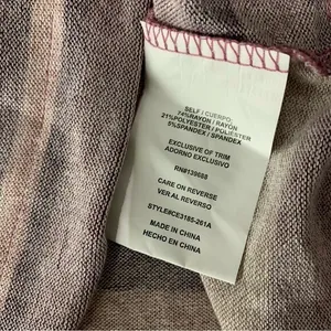 Altar'd State Pink Striped Cowl Neck Long Sleeve‎ Sweater Medium Boho Cozy Soft thumbnail 6