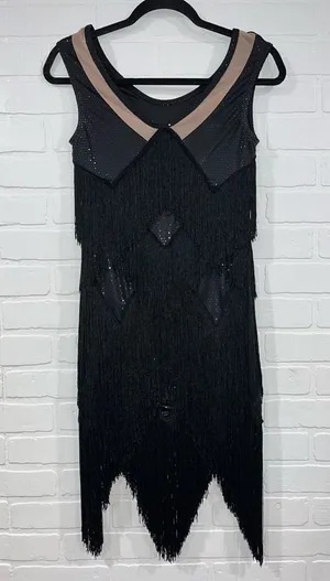 Weissman’s Flapper Costume Dance Dress 🖤💃🏻 Black thumbnail 1