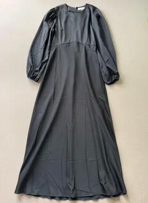 Boutique Empire Waist A-Line Satin Maxi Dress thumbnail 1