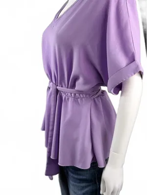 Cute Flowy Top Size L Purple Size L thumbnail 3