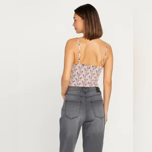 Volcom Shellz Bellz Cami Tank Top - Orange Multi - XS thumbnail 4