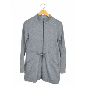 UGG Australia Blue Gray Zip Front Drawstring Fleece Jacket Tunic Women's Size M Size M thumbnail 2