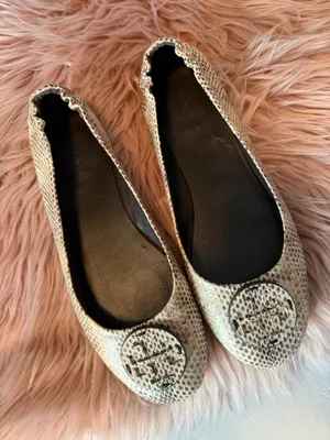 Tory Burch Minnie Travel Ballet Flats Size 9,5 thumbnail 1