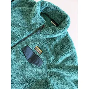 LL Bean Fleece Jacket Womens 1X‎ Teal Excellent High Pile Sherpa Full Zip thumbnail 2