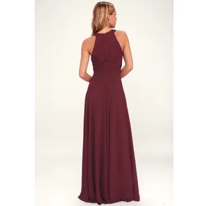 Lulu’s picture perfect burgundy lace maxi dress thumbnail 5